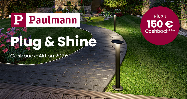 Paulmann Plug & Shine Cashback Aktion