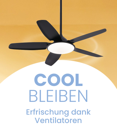 Kühle Brise mit Ventilatoren