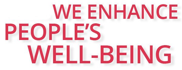 Enhance people's well-being Enhance people's well-being